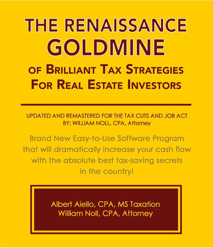 The Renaissance Goldmine of Brilliant Tax Strategies For Real Estate Investors