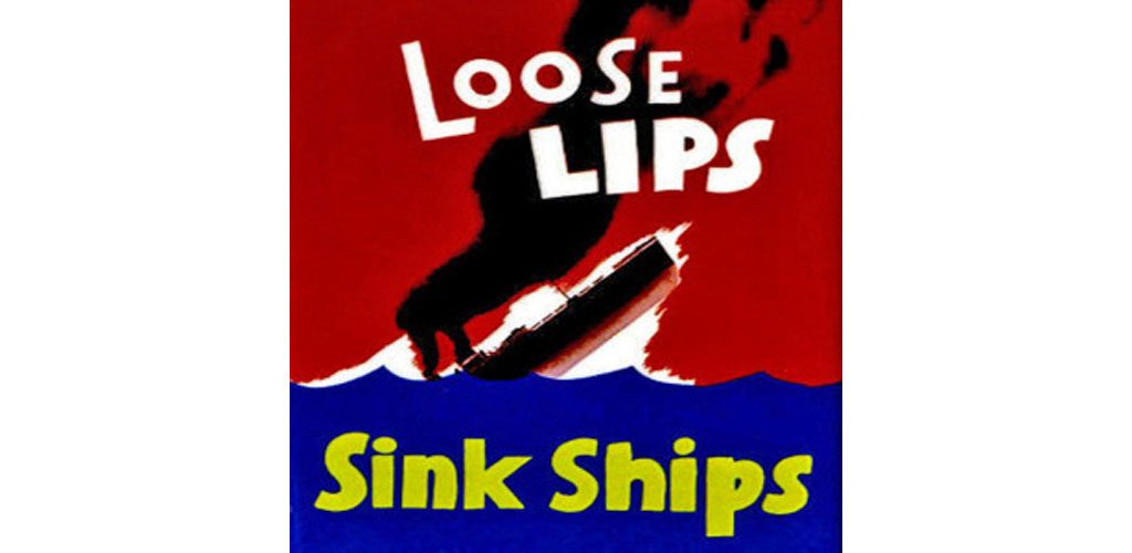 Sewing Shut The Loose Lips That Sink Ships Traction Real